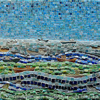 Stormy Sea with Boats