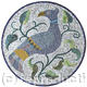 Majolica Bird Blue