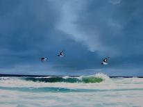 skimming the waves