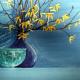 study in blue and yellow