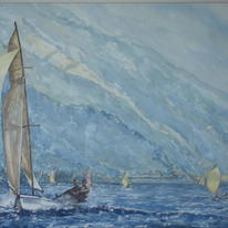 Sailing on Lake Garda