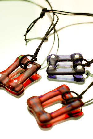 statement glass necklaces