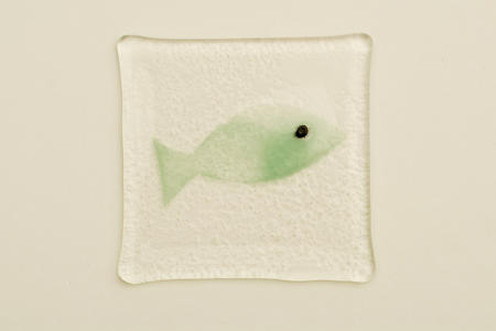 wee fish coaster/tile 