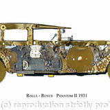 Rolls Royce Phantom11 1931 - watch parts on board