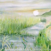 Sunset over the Marshes