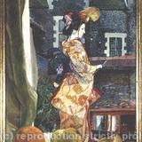 Japanese doll - oil on canvas