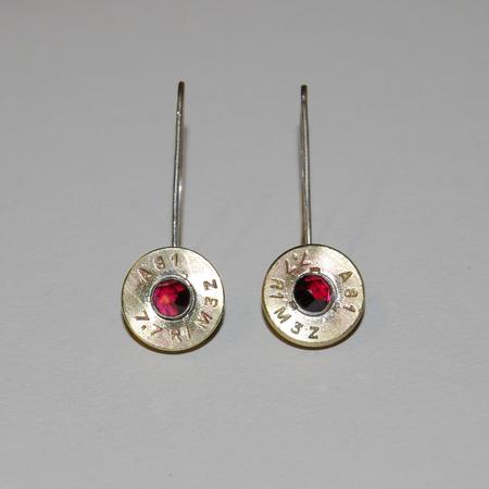 jewel ammunition earrings