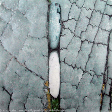 Blue Pebble White Pebble
