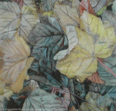 mottled leaves
