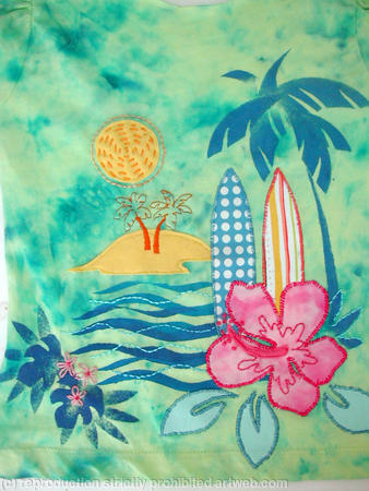 Childs print/embroidery Tshirt Design
