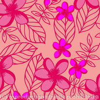 Leaf and flower tropical