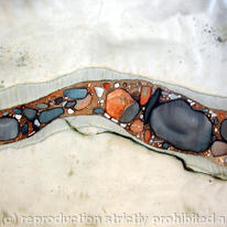 Narrow rockpool