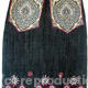 Appliqued vintage fabric…