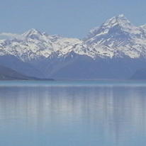 Blue reflections - New Zealand