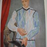 Picasso Harlequin - Reprint - originally signed