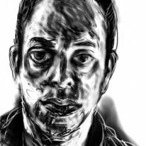 Self Portrait in lamp light copy