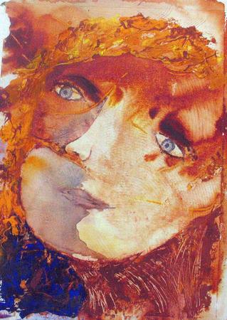 Fairy face 20 x 30 paper