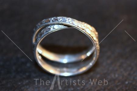 Vintage looking Infinity ring