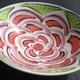 wild rose | £45 | | large contemporary bowl in earthenware wild rose