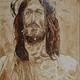 Jesus of Nazareth | | 38 x 51cm | Coffee Jesus of Nazareth