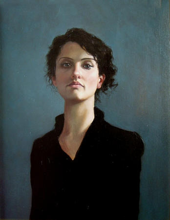 Portrait on Turquoise (Erin) RGI Award Winner