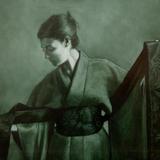 Tying the Obi - Oil on linen