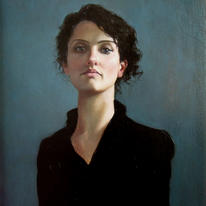 Portrait on Turquoise (Erin) RGI Award Winner