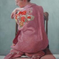 Pink Silk Kimono
