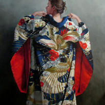 Blue Uchikake Kimono