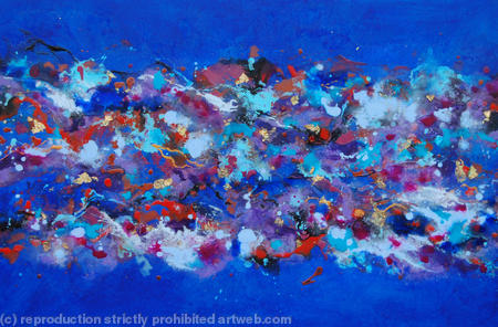 FLOW 32 - Contemporary Painting Original Abstract Canvas Art 