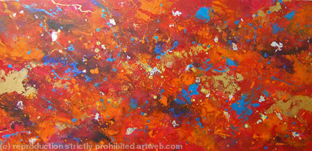 Spiritual Voyage - Contemporary Abstract Painting