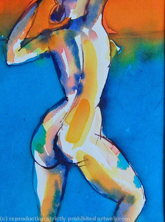 Orange Blue Nude