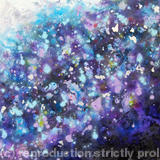 Cosmic Voyage 15 - Contemporary Expressive Abstract Painting - Acrylic and Mixed Media on Stretched Canvas
