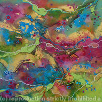 FLOW 30 - Contemporary Painting Original Abstract Canvas Art 