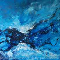 The Divide - Contemporary Textured Abstract Painting