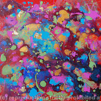 FLOW 36 - Contemporary Painting Original Abstract Canvas Art 