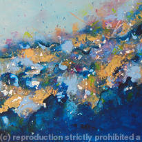 Cosmic Blue - Original Abstract Painting