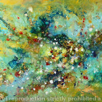 Cosmic Voyage Series - IV - Original Abstract Painting on Canvas