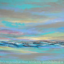 Abstract Landscape 15 - Contemporary Abstract Seascape/Landscape Original Painting