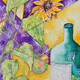 Purple Jug with Sunflowers…