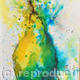 Yellow Blue Pear