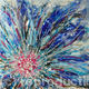 Blue Floral Abstract…