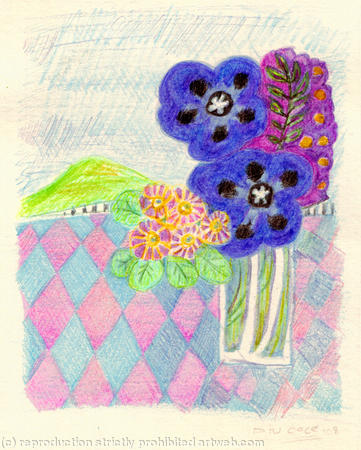 Blue flower
