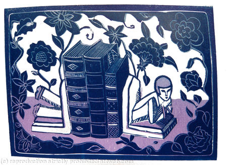 dreaming book-ends blue
