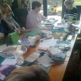 ladies at coton april 13 - Photograph by Drusilla Cole