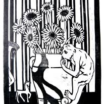 monkey vase