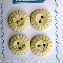 4 cream n translucent raised ridges