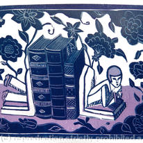 dreaming book-ends blue
