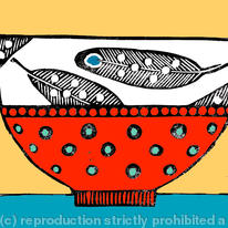 feather bowl