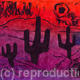 Three cacti red, mauve